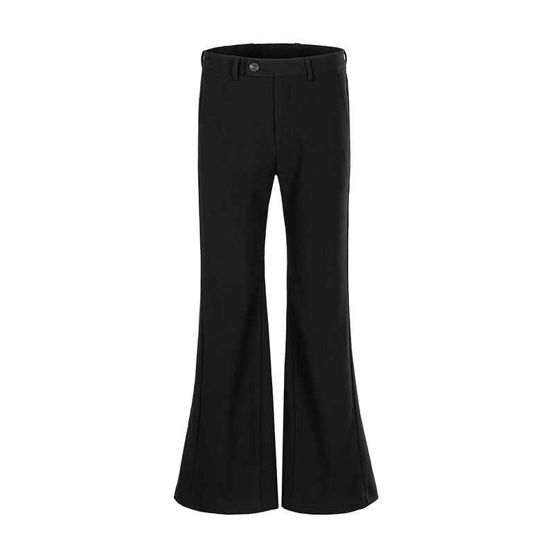 Cargo Pants Solid Color Bell-Bottom Pants Loose Casual Trousers