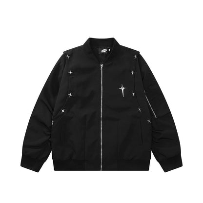 Men Jacket Coat XINGX Decoration Baseball Uniform Jacket