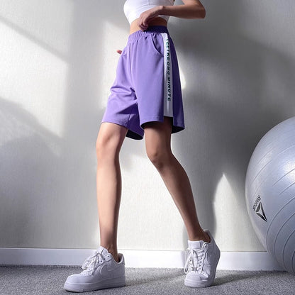 Women Yoga Sports Shorts Running Fitness