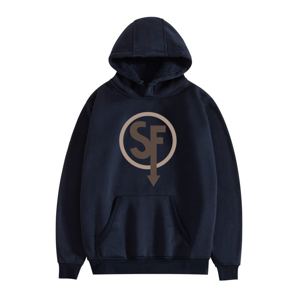 Sally Face Hoodie Fleece-Lined Sally Face Character Print