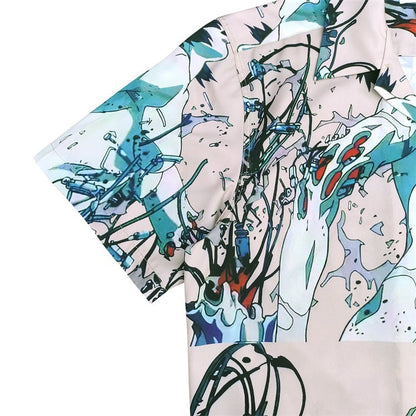 GUILTYPARTIES TIGER Shirts Ghost in the Shell joint print, short-sleeved shirt