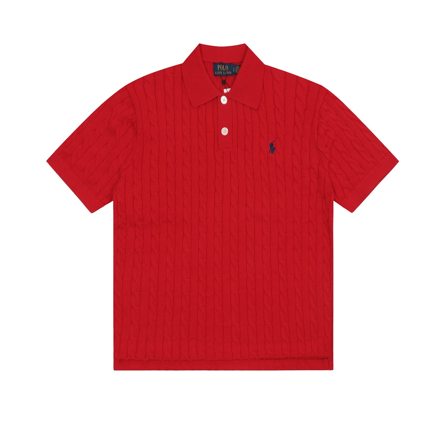 Ralph Lauren Knitted sweaters Ralph Lauren Knitted Short Sleeved Shirt POLO Lapel Knitted Short Sleeve Small Twist Lapel T-Shirt