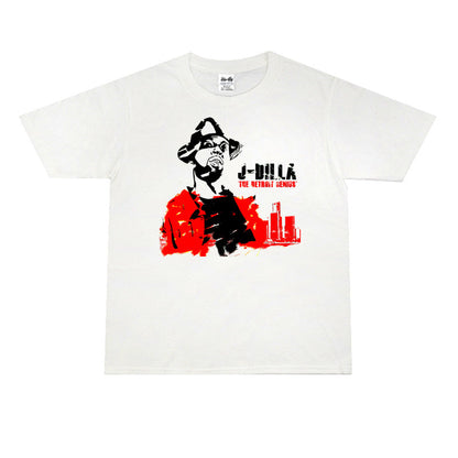 Rock Star T Shirt European and American Hip-Hop J. Dilla Jay Dee Washed Distressed T-shirt Short Sleeve Loose