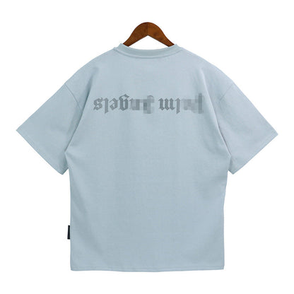Palm Angle T Shirts Back Inverted Letters