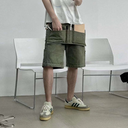 MIJKO Mens Shorts Detachable Shorts