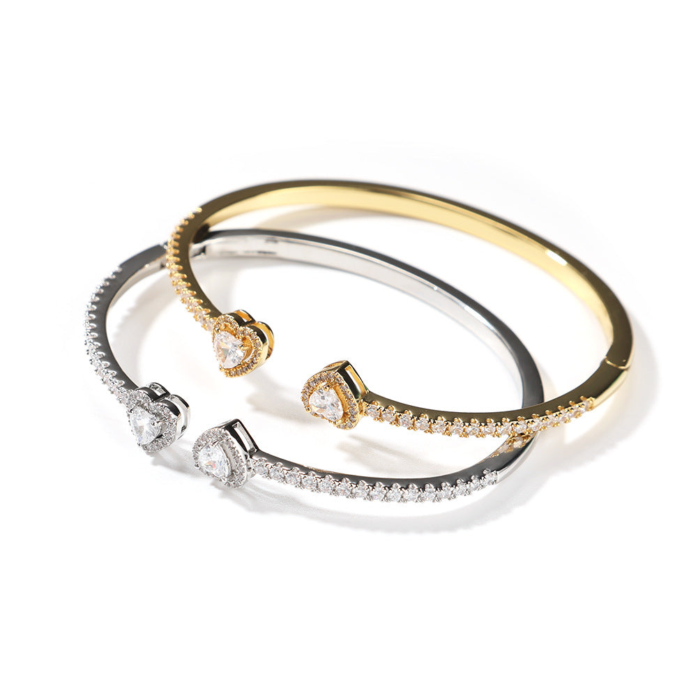 Bracelet Multi-Colored Hip Hop Love Bracelet ins Diamond Set Spectrum St. Valentine's