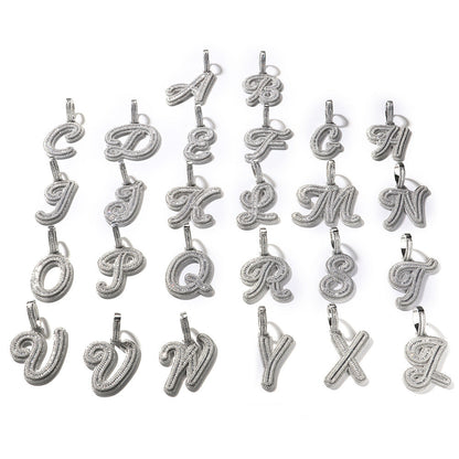 Jewelry Hip Hop Jala Letter Pendant Copper Inlaid Zircon Full Diamond Necklace Word Up Spectrum