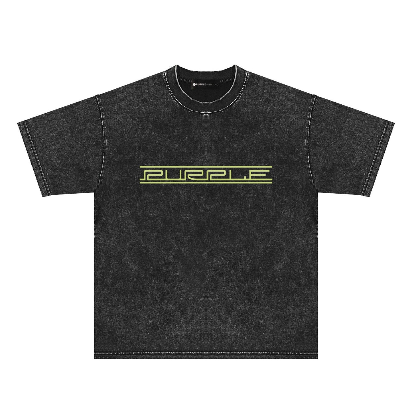 Purple Brand Distressed T Shirts Short Sleeve