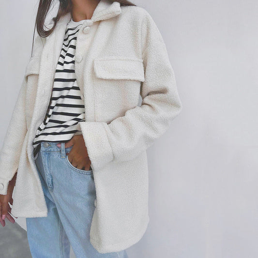Women Trench Coat Fall/Winter Loose Casual Jacket