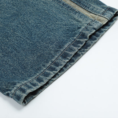 Men Jeans Vintage Washed Trendy Loose