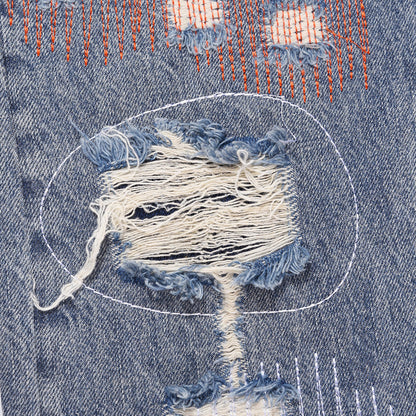 Men Jeans Punk Hole & Patch