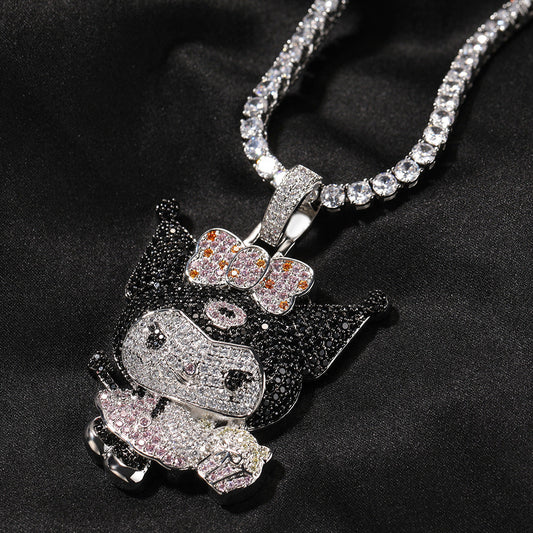 Jewelry Harajuku Girl Black Sweet Wind Cartoon Kuromi Animal St. Valentine's Angel Pieces