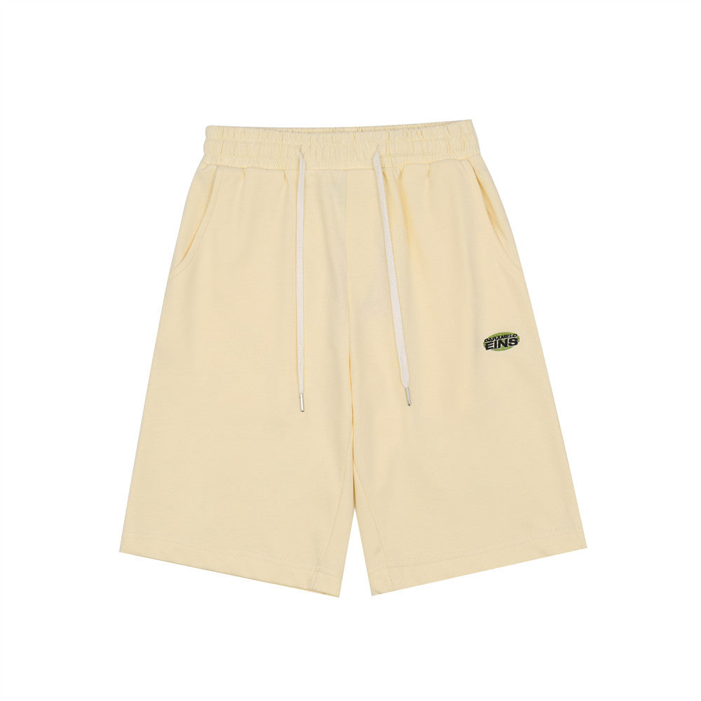 Men Shorts Embroidery Sports Men Casual