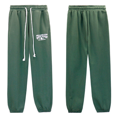 Denim Tears Outfit:Hoodie/Sweatpants (Separate Purchase Options) Kapok Letter Hooded Sweater Trousers Sports Suit