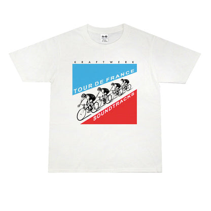 Rock Star T Shirt Power Station Band Kraftwerk Rock Print T-shirt Short Sleeve Men and Women