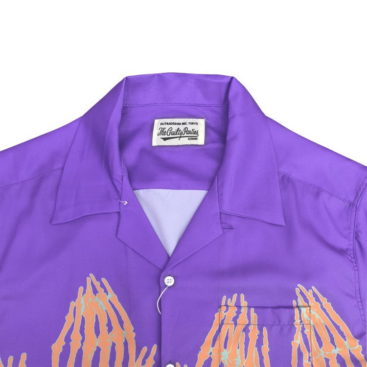 GUILTYPARTIES TIGER Shirts Short Sleeve Shirts Men
