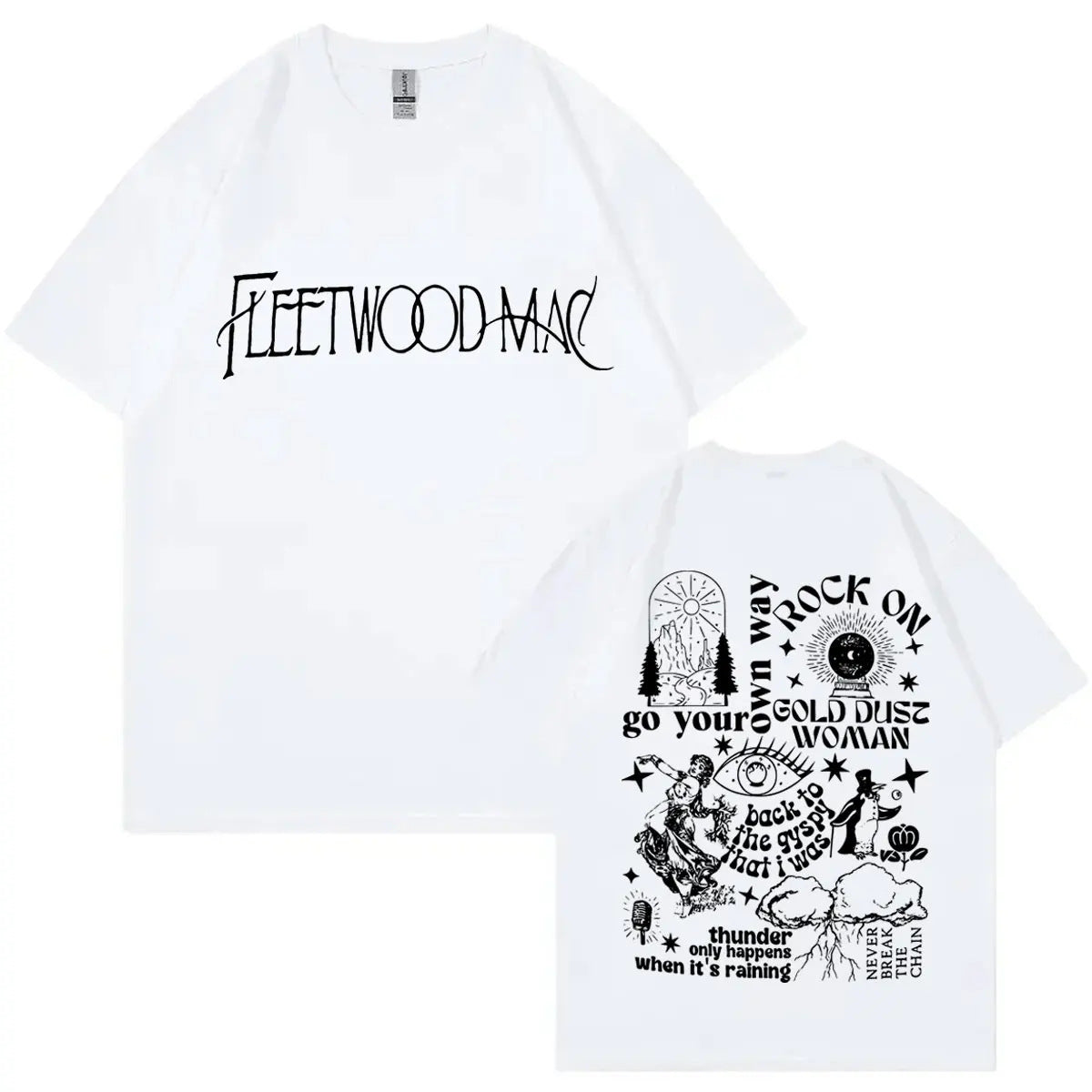 Fleetwood Mac Band Tour 2024 Graphic T Shirts Men Women