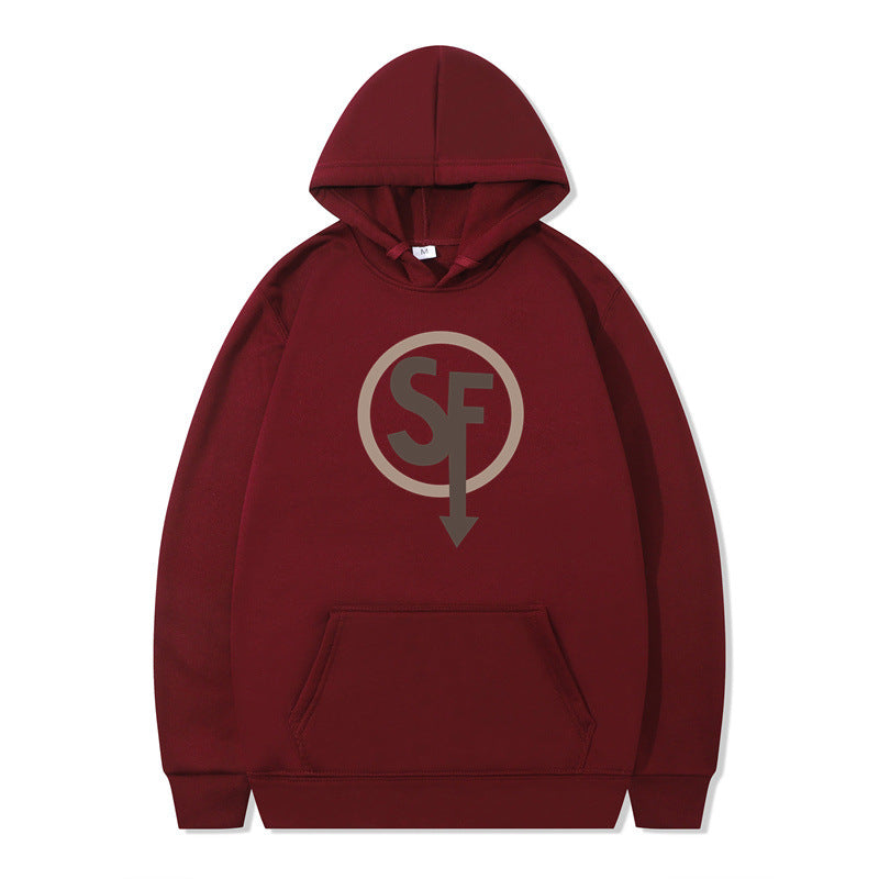 Sally Face Hoodie Classic Logo Brushed Hoody Leisure Sports