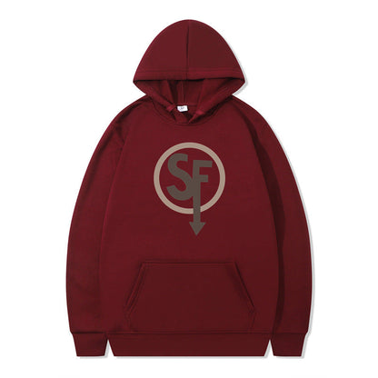 Sally Face Hoodie Classic Logo Brushed Hoody Leisure Sports