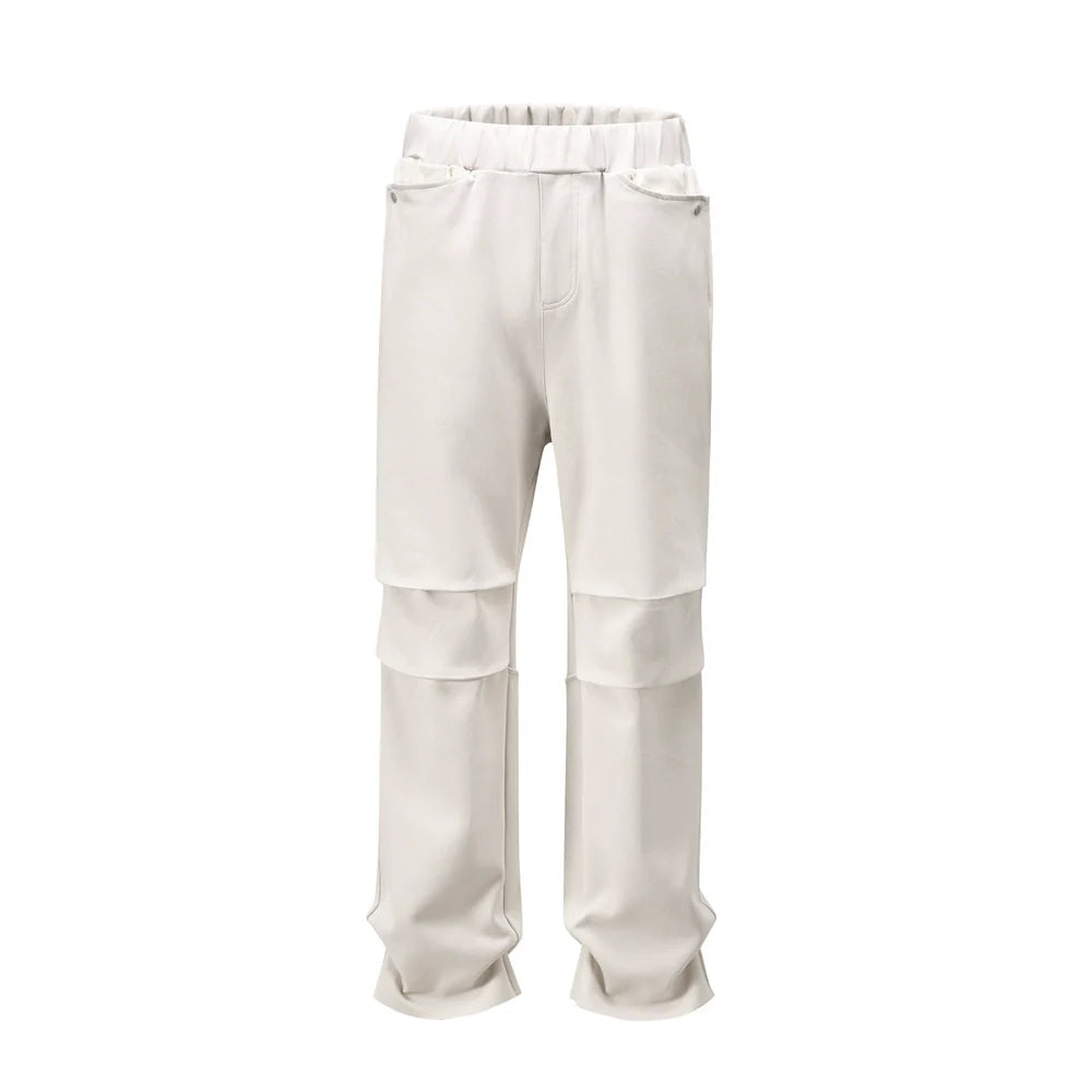 Men Sweatpants Casual Trousers Men Paratrooper Pants Baggy Straight Trousers