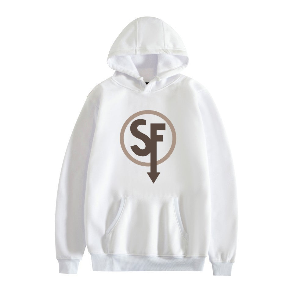 Sally Face Hoodie Fleece-Lined Sally Face Character Print
