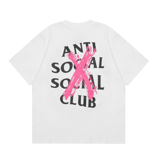 ANTI SOCIAL CLUB T-Shirt Printed Casual Short Sleeve T-Shirt
