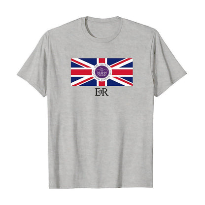 Inspired by Queen's Platinum Jubilee 2022 Elizabeth 70 Years T-shirt Printed Crew Neck