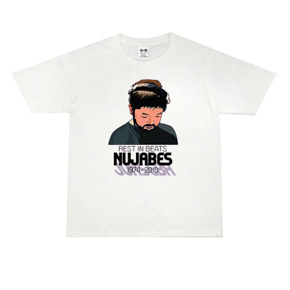 Rock Star T Shirt Nujabes Printed T-shirt Short Sleeve Loose Men and Women