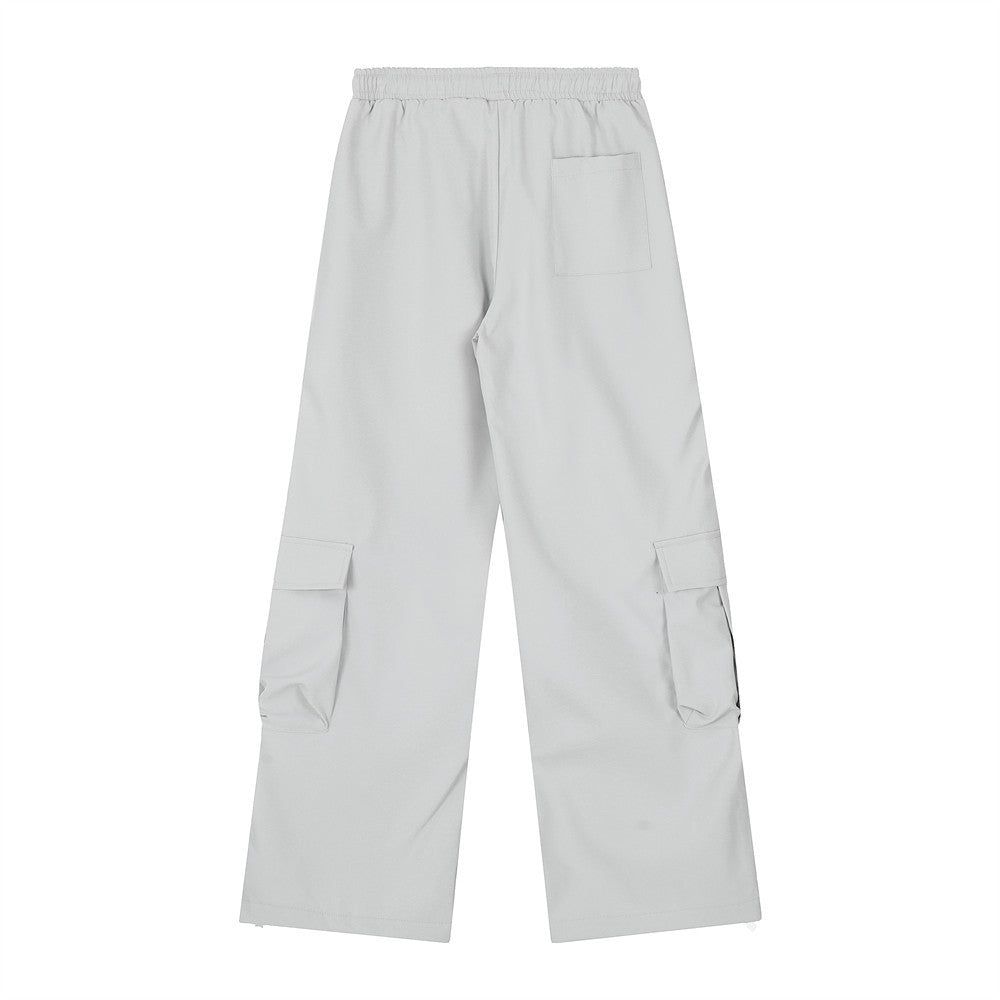 Men Sweatpants Overalls Men's Loose Casual Drawstring Ankle-Tied Sports Pants