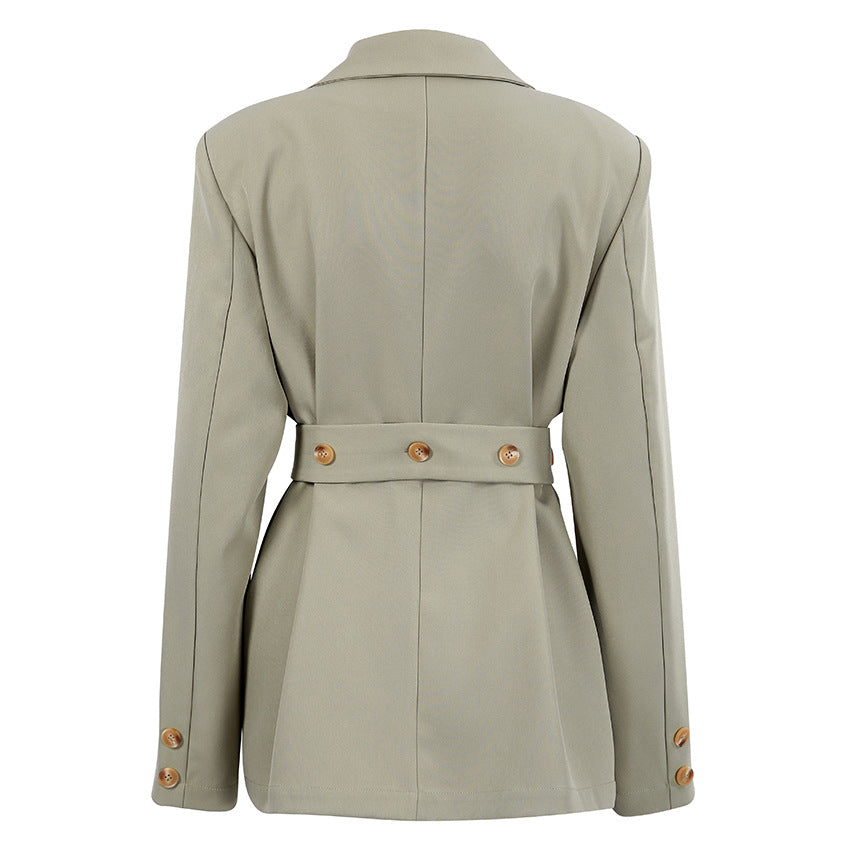 Women Trench Coat Autumn and Winter Suit Loose Casual Jacket