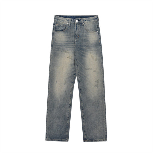 Men Jeans Old Retro Loose Casual