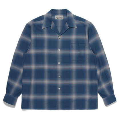 GUILTYPARTIES TIGER Shirts checked striped Hawaiian long-sleeved shirt