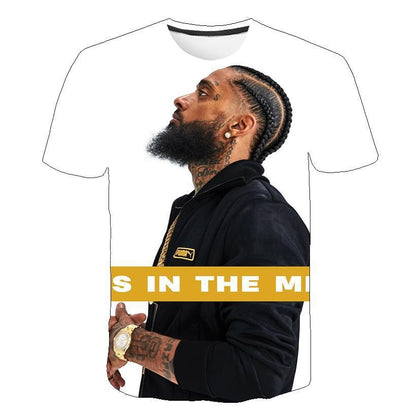 Nipsey Hussle T Shirts Rapper 3D Digital Printing