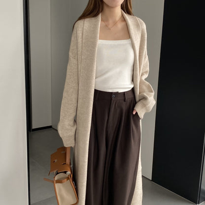 Women Cardigan Sweater Autumn Sweater Jacket Long-Sleeved Loose W2371