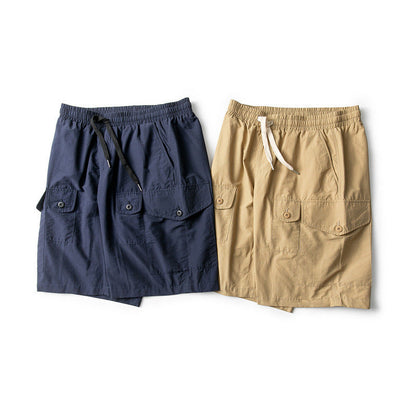 Men Shorts Loose Khaki Shorts