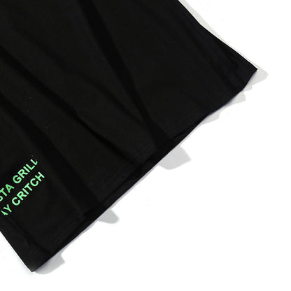 Vlone T Shirts Philadelphia Music Festival Limited Green Large V-neck Print Short Sleeve Loose T-shirt for Men and Women