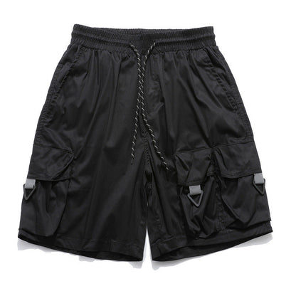 Men Shorts Summer Multi-Pocket Functional Workwear Shorts