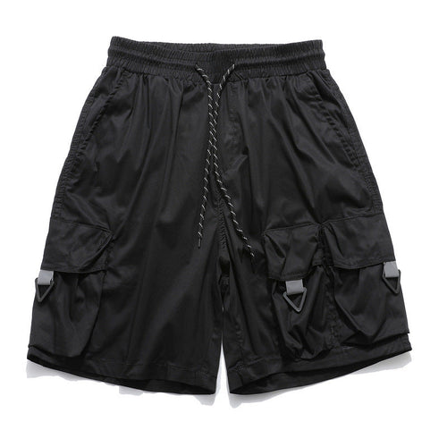 Men Shorts Summer Multi-Pocket Functional Workwear Shorts