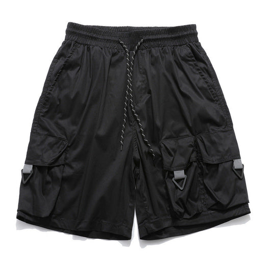 Men Shorts Summer Multi-Pocket Functional Workwear Shorts