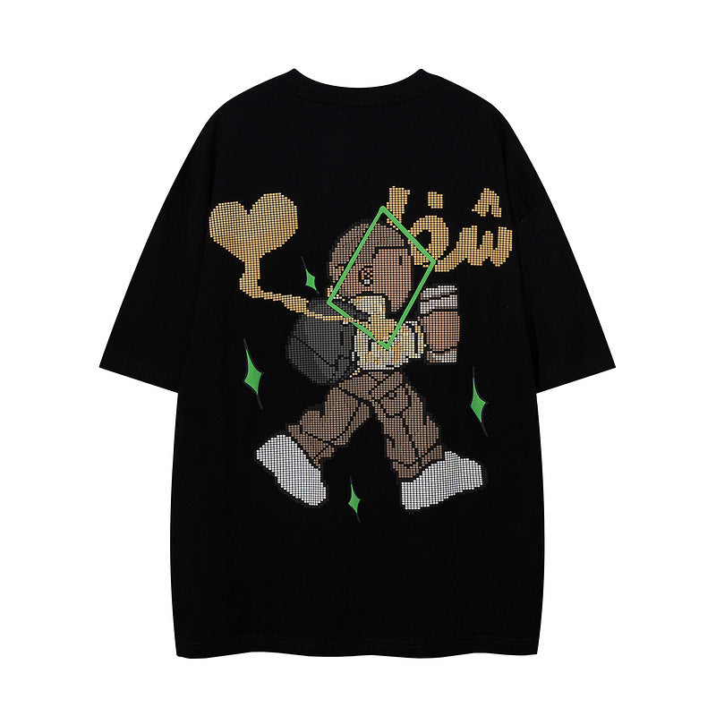 Men's T-Shirt Printed T-shirt Men's and Women's Short Sleeve