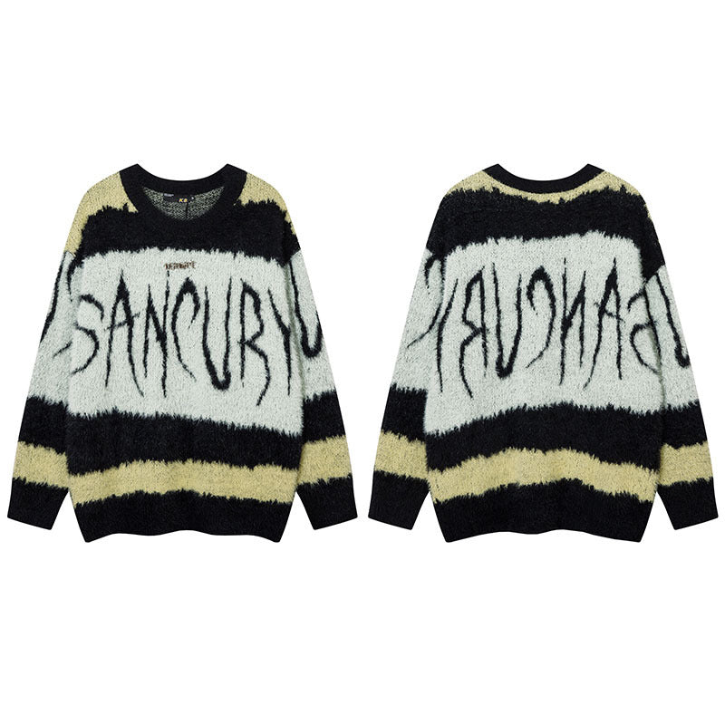 Women Sweater Retro Soft Sweater Sweet Cool Style