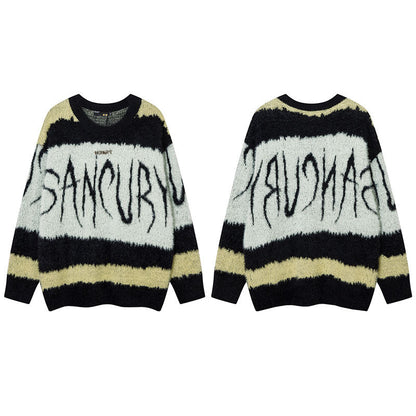 Women Sweater Retro Soft Sweater Sweet Cool Style