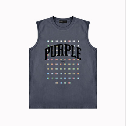 Purple Brand Tank T Shirts Sleeveless T-shirt Vest