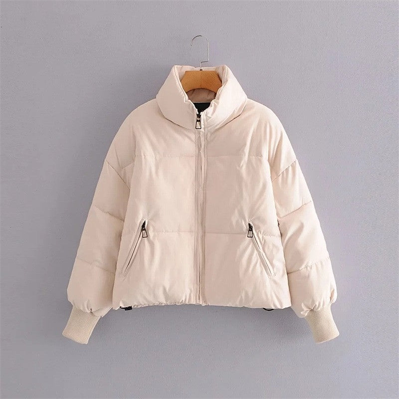 Women Cotton Coat Loose and Warm Idle Style down Jacket
