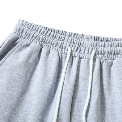 Men Shorts Multi-Pocket Casual Loose Straight Brand Elastic Waist Sports Pirate Shorts