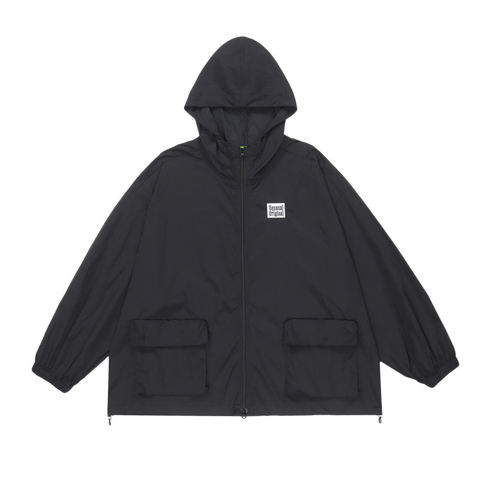 Men Jacket Coat Spring and Autumn Shell Jacket Men's Outdoor Sports Hooded Coat Jacket Sun Protection Clothing