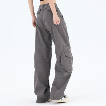 Men Sweatpants Casual Trousers Men's Loose Straight Wide Leg Pants Sports Overalls