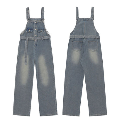 Cargo Pants Retro Overalls Jumpsuit