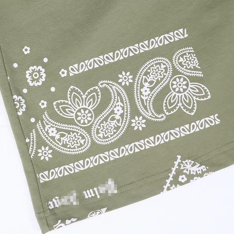 Palm Angle T Shirts Retro Loose Couple