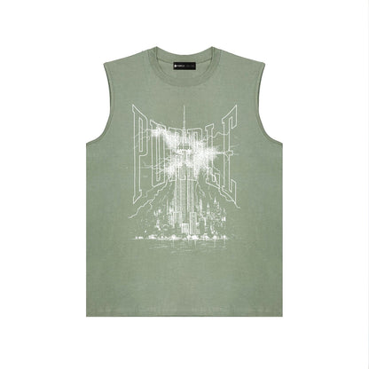 Purple Brand Tank T Shirts Sleeveless T-shirt Vest